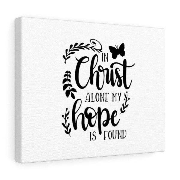 Scripture Canvas In Christ Alone My Hope Is Found Christian Bible Verse Meaningful Framed Prints, Canvas Paintings - Image 3