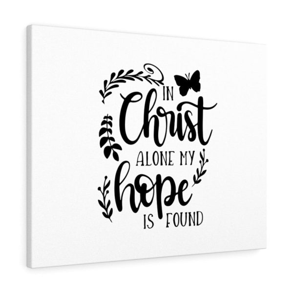 Scripture Canvas In Christ Alone My Hope Is Found Christian Bible Verse Meaningful Framed Prints, Canvas Paintings - Image 2