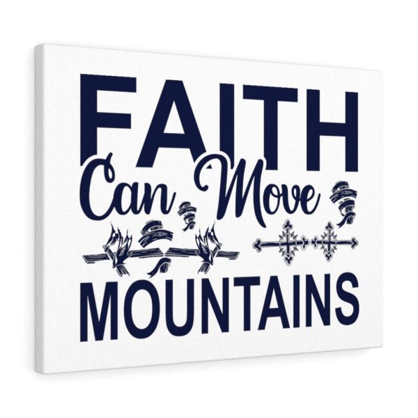 Scripture Canvas Faith Can Move Mountains Christian Wall Art Meaningful Framed Prints, Canvas Paintings - Image 4