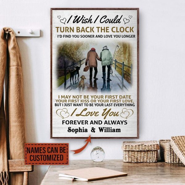 here Gifts Personalized Fishing I Wish Could Turn Canvas Home Decor