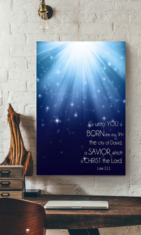 Savior Is The Christ The Lord Gof For Gift For Christian Canvas Gallery Painting Wrapped Canvas Framed Prints, Canvas Paintings - Image 2