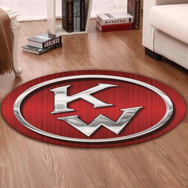 Kenworth Living Room Round Mat Circle Rug Kenworth Truck - Image 2