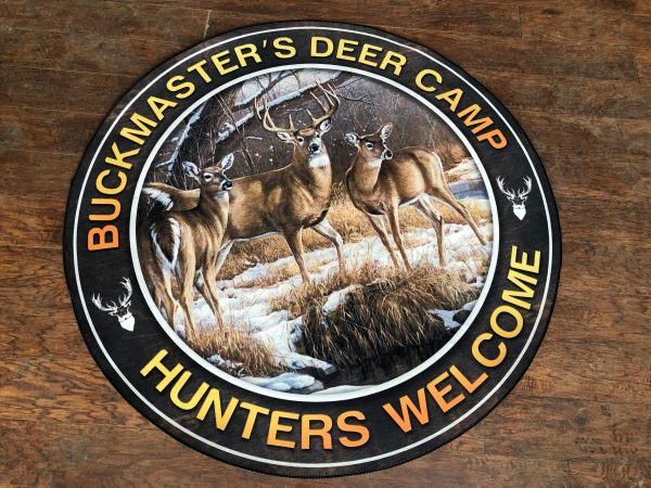 Personalized Deer Camp Hunting Round Rug, Carpet 10520 - Image 7