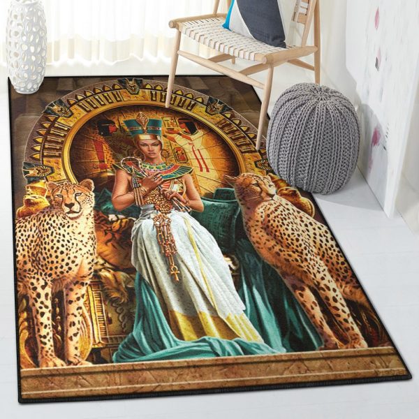 Mummy Bedroom Rugs Egyptian Queen 1708Ts Rug Rectangle Rugs Washable Area Rug Non-Slip Carpet For Living Room Bedroom