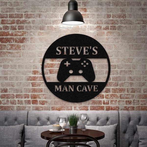 Personalized Gamer Man Cave, Home Decor, Gift For Playing Games Lovers - Image 3