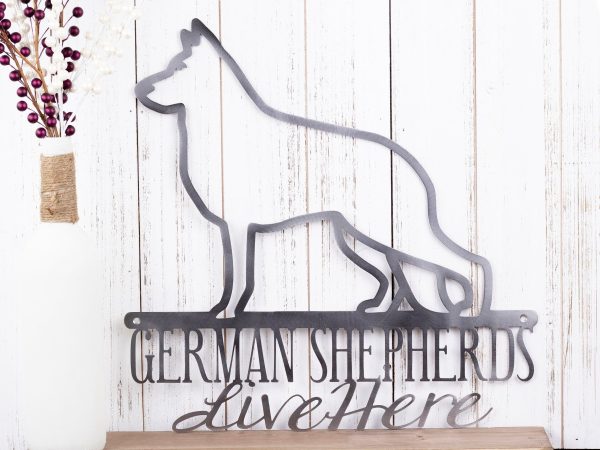 German Shepherd German Shepherd Sign Metal Sign Dog Sign Outdoor Sign