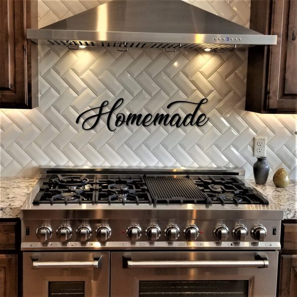 Homemade Metal Sign Metal Words 2 Ft Homemade Sign Homemade Kitchen Si