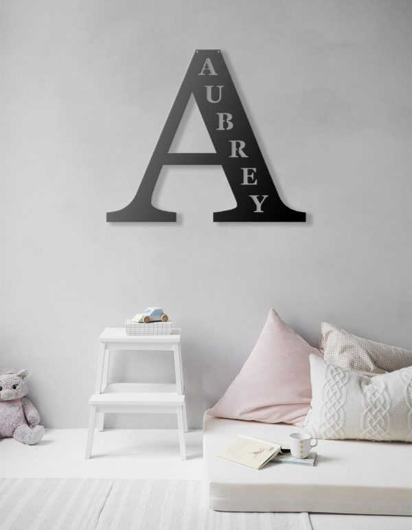 Nursery Name Sign Nursery Baby Girl Name Sign Baby Shower Gift Baby Bo