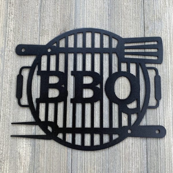 Bbq Metal Sign Cutout Cut Metal Sign Wall Metal Art Decorations