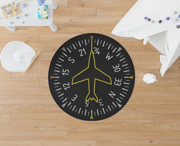 Aircraft Round Mat Aircraft Round Floor Mat Room Rugs Carpet Outdoor Rug Washable Rugs - Image 2