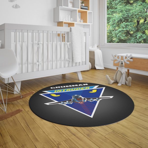 A6 Intruder Round Mat Round Floor Mat Room Rugs Carpet Outdoor Rug Washable Rugs