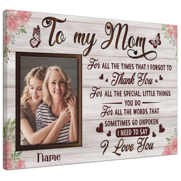 Canvas Prints From Photos, Personalized Canvas, Best Gifts For Mom, Mother Day Gift Demcanvas