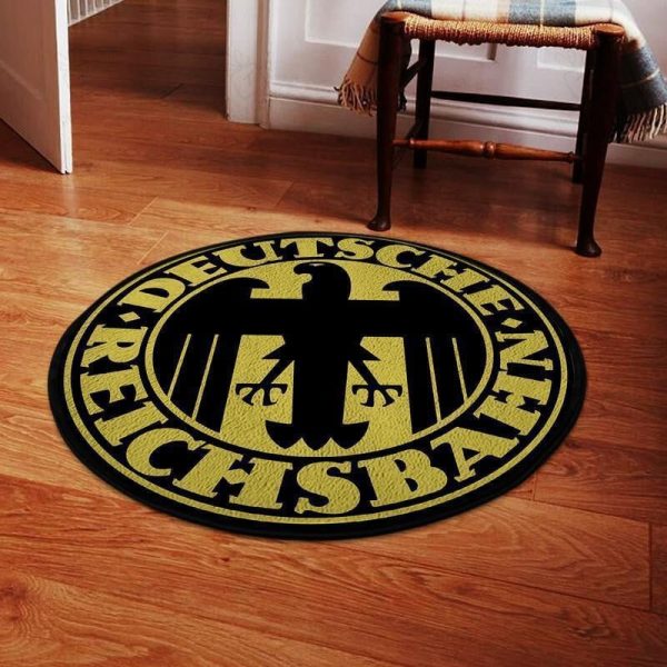 Drg Round Mat Deutsche Reichsbahn Gesellschaft Round Floor Mat Room Rugs Carpet Outdoor Rug Washable Rugs