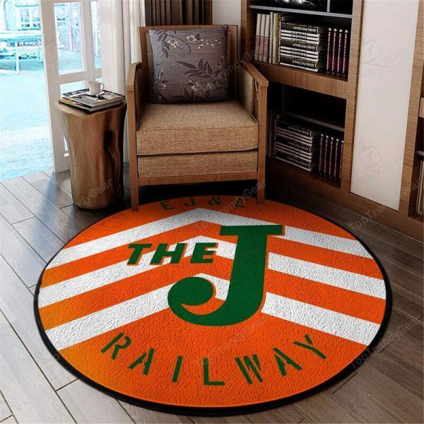 Eje Round Mat Eje Elgin Joliet And Eastern Railroad Round Floor Mat Room Rugs Carpet Outdoor Rug Washable Rugs - Image 2