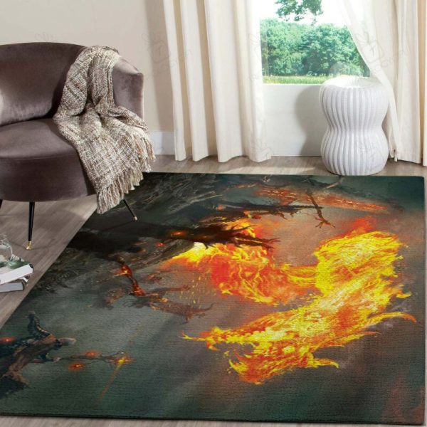 Magic The Gathering 1 Rectangle Area Rugs Carpet For Living Room, Bedroom, Kitchen Rugs, Non-Slip Carpet Rp121554 Print