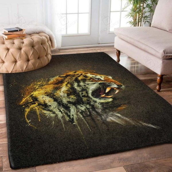 Tiger Rectangle Area Rugs Carpet For Living Room, Bedroom, Kitchen Rugs, Non-Slip Carpet Rp126414 Print