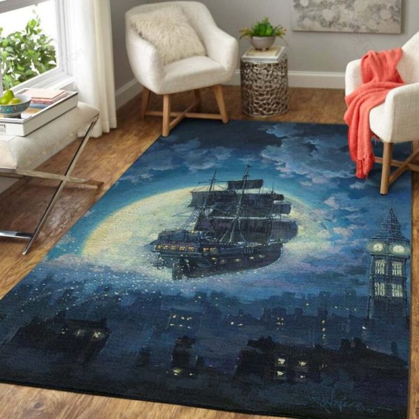 Peter Pan Disney Rectangle Area Rugs Carpet For Living Room, Bedroom, Kitchen Rugs, Non-Slip Carpet Rp123932 Print